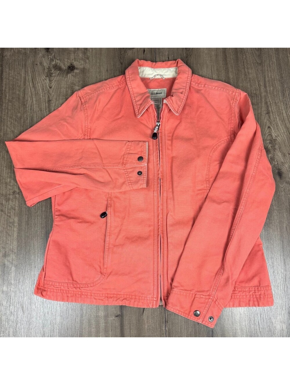 Vintage Women's LL Bean Field Chore Barn Coat Jacket Canvas Size L
